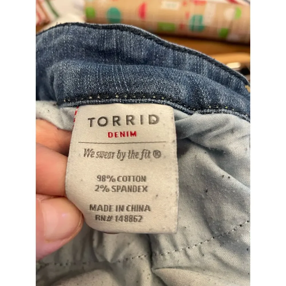 Torrid skinny Jeans 16 Womens Blue